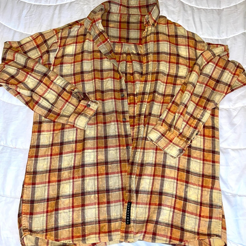 One size urban outfitters distressed vintage flannel - Picture 2 of 8